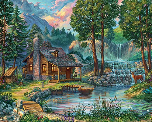 Vermont Christmas Company Haus am See Jigsaw Puzzle 1000 Teile von Vermont Christmas Company