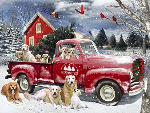 Holiday Helpers Puzzle 550 Teile von Vermont Christmas Company von Vermont Christmas Company