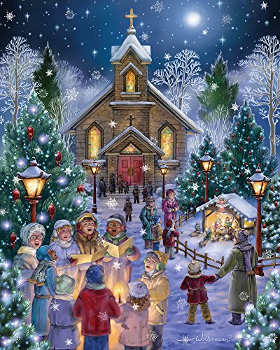 Vermont Christmas Company Mitternachtsmesse Jigsaw Puzzle 1000 Teile von Vermont Christmas Company