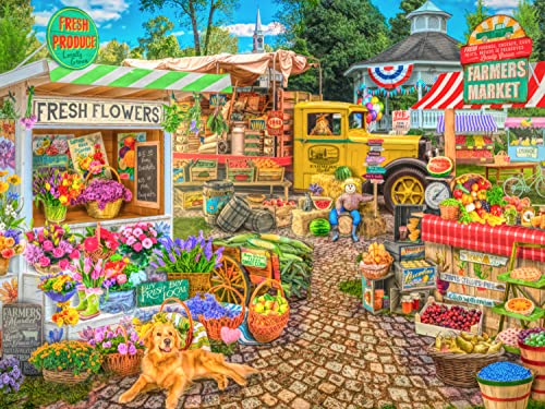 The Farmers Market Puzzle 550 Teile Vermont Christmas Company von Vermont Christmas Company