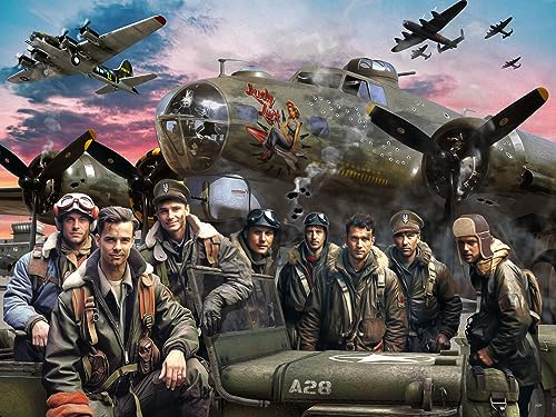 Vermont Christmas Company B-17 Flying Fortress Puzzle 550 Teile – Weltkrieg Puzzle für Erwachsene & junge Erwachsene – 61 x 45,7 cm von Vermont Christmas Company