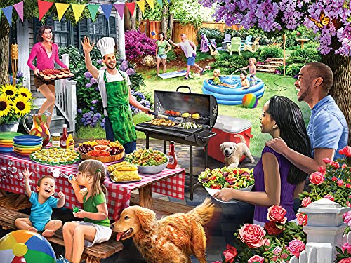 Vermont Christmas Company Backyard BBQ Puzzle 550 Teile von Vermont Christmas Company