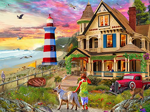 Vermont Christmas Company Beachside Home Puzzle 550 Teile Vermont Christmas Company Beachside Home Puzzle 550 Teile von Vermont Christmas Company