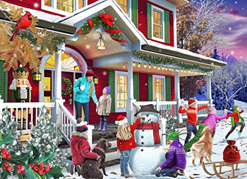 Vermont Christmas Company Familien-Weihnachtspuzzle, 1000 Teile von Vermont Christmas Company