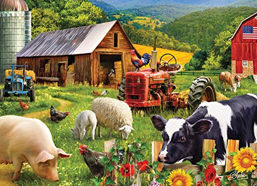 Vermont Christmas Company Farm Friends Puzzle 1000 Teile von Vermont Christmas Company