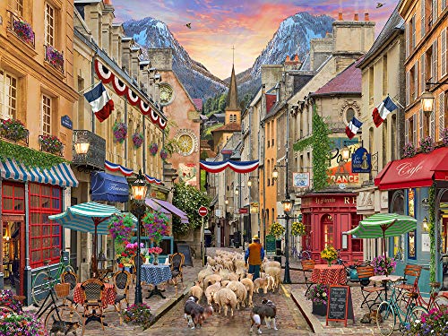 Vermont Christmas Company Französisches Dorf Puzzle 550 Teile von Vermont Christmas Company