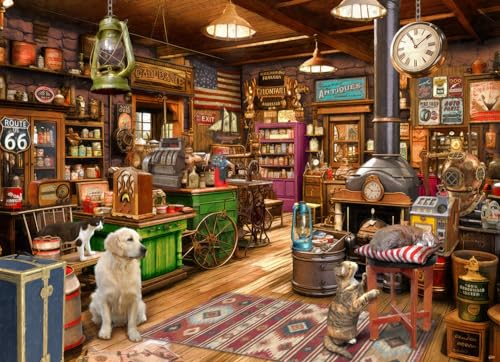 Vermont Christmas Company Puzzle, 1000 Teile, vollständig ineinandergreifende und zufällig geformte Teile, 66 x 49 cm Vermont Christmas Company Puzzle, 1000 Teile, vollständig ineinandergreifende und zufällig geformte Teile, 66 x 49 cm von Vermont Christmas Company
