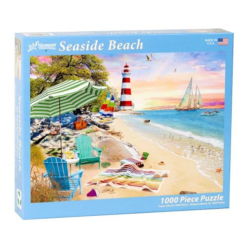 Vermont Christmas Company Seaside Beach Puzzle 1000 Teile von Vermont Christmas Company