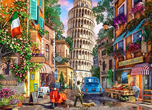 Vermont Christmas Company Streets of Pisa - Puzzle 1000 Teile von Vermont Christmas Company