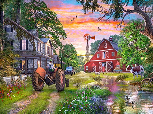 Vermont Christmas Company Working Farm Puzzle 550 Teile von Vermont Christmas Company