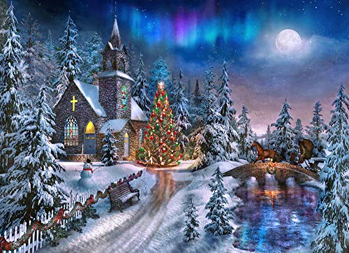 Weihnachtliche Nacht, Puzzle, 1000 Teile von Vermont Christmas Company