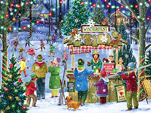 Vermont Christmas Company Winterfest Weihnachtspuzzle 550 Teile von Vermont Christmas Company