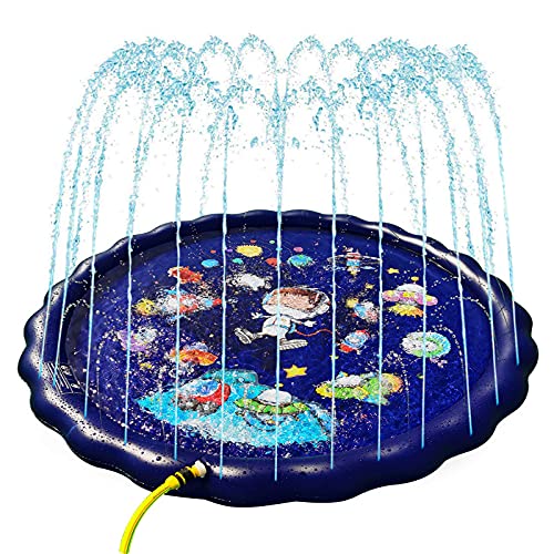 Veroda 67" Großes Aufblasbares Planschbecken für Garten Outdoor Sommerwasserparty Easy Set (Weltraumblau) von Veroda