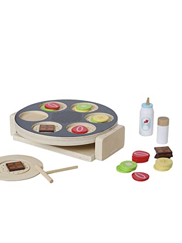 VERTBAUDET Spiel-Set Crêpes-Party, Holz FSC® grau von Vertbaudet