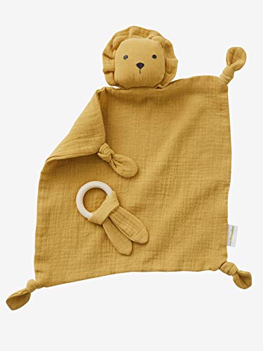 Vertbaudet Baby Geschenk-Set: Schmusetuch und Greifling senfgelb ONE Size von Vertbaudet