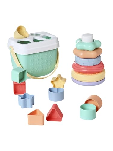 Vertbaudet Baby Geschenk-Set: Sortierbox & Stapelturm Mehrfarbig von Vertbaudet