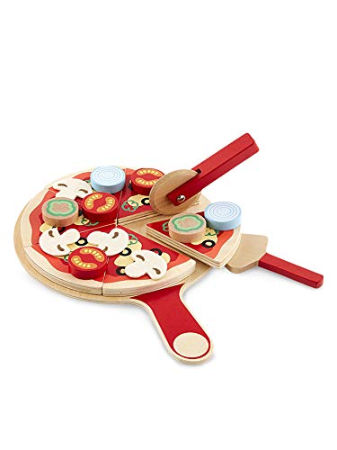 Vertbaudet Pizza-Set, Holz, mehrfarbig von Vertbaudet