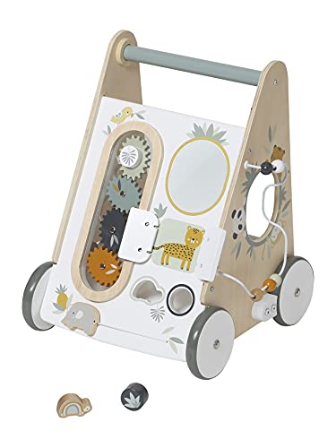 Vertbaudet VERTBAUDETBaby Lauflernwagen,Pandafreunde mit Bremse, Holz FSC®mehrfarbigONE Size von Vertbaudet