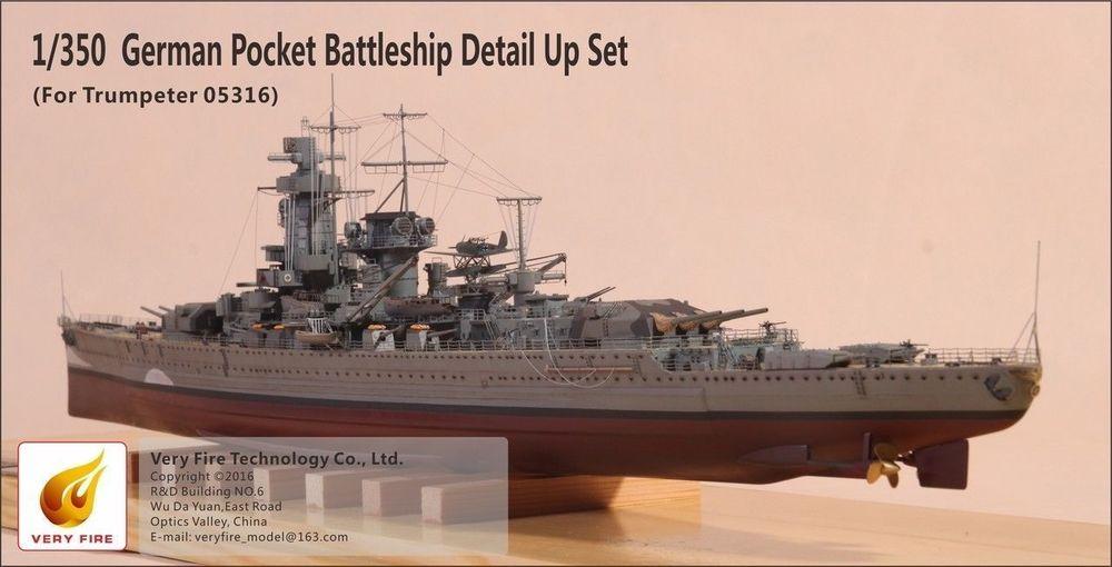 German Pocket Battleship Admiral Graf Spee - Detail Up Set [Trumpeter] von Very Fire