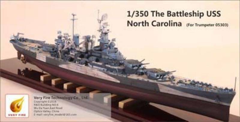 The Battleship USS North Carolina [Trumpeter] von Very Fire