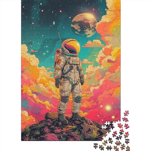 Farbenfrohes Puzzle Cooler Astronaut Geschicklichkeitsspiel Home Dekoration Puzzle Raumanzüge Puzzle-Geschenk Puzzle 1000 Teile Erwachsenen Puzzle Für Erwachsene 300pcs (40x28cm) von VesFy