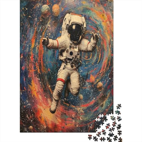 Farbenfrohes Puzzle Cooler Astronaut Geschicklichkeitsspiel Home Dekoration Puzzle Raumanzüge Puzzle-Geschenk Puzzle 500 Teile Erwachsenen Puzzle Für Erwachsene 500pcs (52x38cm) von VesFy