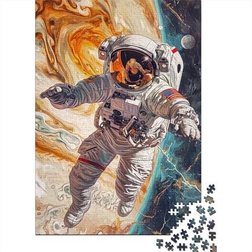 Farbenfrohes Puzzle Cooler Astronaut Puzzle Farbenfrohes Legespiel Home Dekoration Puzzle Raumanzüge Buntes Legespiel Puzzle 300 Teile Herausforderndes Puzzle Für Die Ganze Familie 300pcs (40x28cm) von VesFy