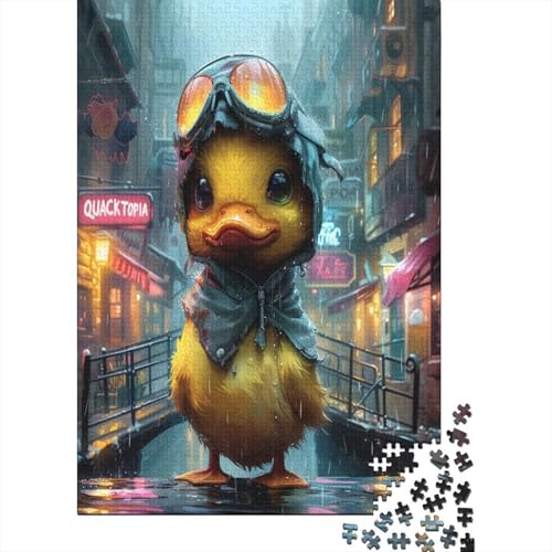 Farbenfrohes Puzzle Ente Geschicklichkeitsspiel Home Dekoration Puzzle Tiers Puzzle-Geschenk Puzzle 300 Teile Erwachsenen Puzzle Für Erwachsene 300pcs (40x28cm) von VesFy