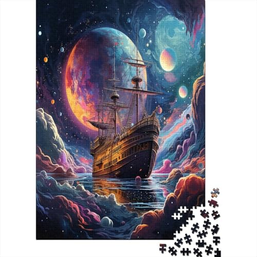 Farbenfrohes Puzzle Fantasie Segelboot Klassische Puzzles Home Dekoration Puzzle Verkehr Buntes Legespiel 500 Teile Erwachsenen Puzzle Für Erwachsene Und Kinder 500pcs (52x38cm) von VesFy