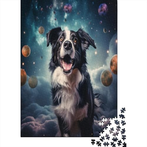 Farbenfrohes Puzzle Hund Geschicklichkeitsspiel Home Dekoration Puzzle Tier Puzzle-Geschenk Puzzle 300 Teile Erwachsenen Puzzle Für Erwachsene 300pcs (40x28cm) von VesFy