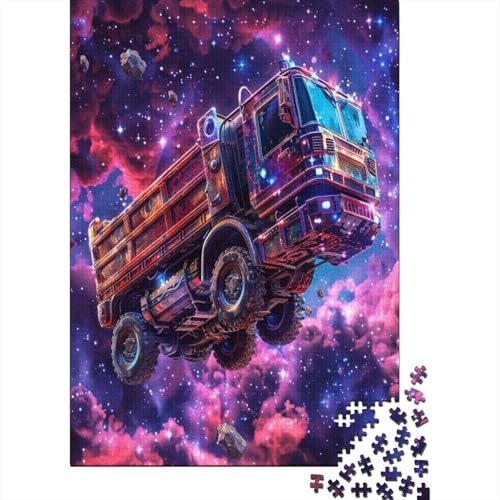 Farbenfrohes Puzzle Kreativer Lastwagen Klassische Puzzles Lernspiel Herausforderung Spielzeug Fahrzeug Puzzle-Geschenk 1000-teilige Puzzles Herausforderndes Puzzle Für Erwachsene 300pcs (40x28cm) von VesFy