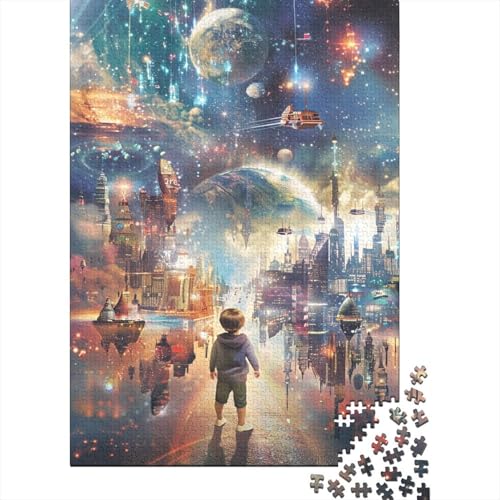 Farbenfrohes Puzzle Landschaften Klassische Puzzles Lernspiel Herausforderung Spielzeug Puzzle-Geschenk 1000-teilige Puzzles Herausforderndes Puzzle Für Erwachsene 1000pcs (75x50cm) von VesFy