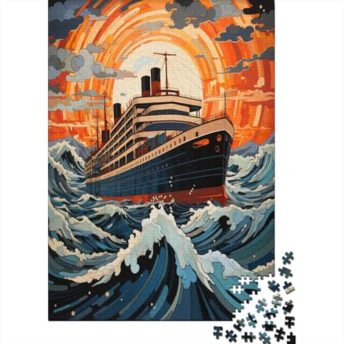 Farbenfrohes Puzzle Mega-Kreuzfahrt Geschicklichkeitsspiel Home Dekoration Puzzle Verkehr Puzzle-Geschenk Puzzle 300 Teile Erwachsenen Puzzle Für Erwachsene 300pcs (40x28cm) von VesFy