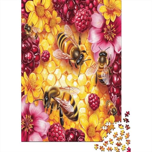 Farbenfrohes Puzzle Niedliche Biene Klassische Puzzles Home Dekoration Puzzle Tier Puzzle-Geschenk 300 Teile Puzzle Erwachsenen Puzzle Für Erwachsene Kinder 300pcs (40x28cm) von VesFy