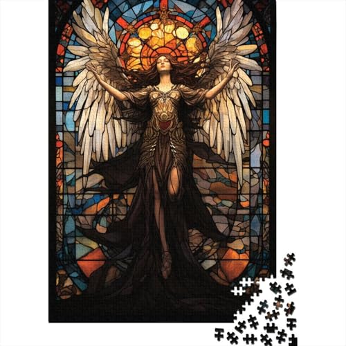 Farbenfrohes Puzzle Schöner Engel Klassische Puzzles Lernspiel Herausforderung Spielzeug Gott Puzzle-Geschenk 1000-teilige Puzzles Herausforderndes Puzzle Für Erwachsene 1000pcs (75x50cm) von VesFy