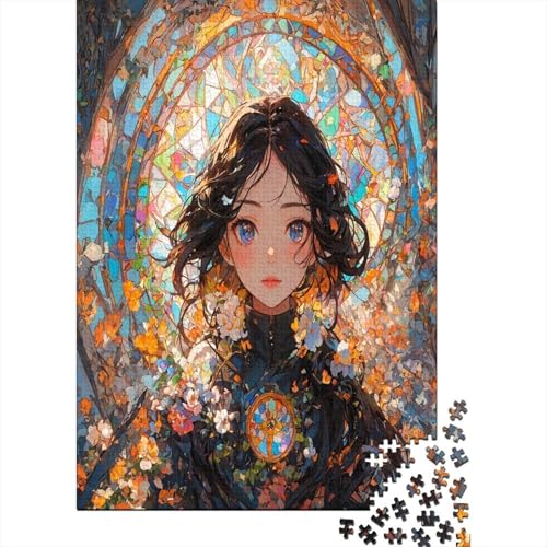 Farbenfrohes Puzzle Schönes Mädchen Geschicklichkeitsspiel Erwachsene Puzzles Anime-Mädchen Puzzle-Geschenk 1000-teilige Puzzles Erwachsenen Puzzle Für Erwachsene Und Kinder 500pcs (52x38cm) von VesFy