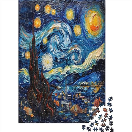 Farbenfrohes Puzzle Sternenhimmel Geschicklichkeitsspiel Home Dekoration Puzzle Schönes Universum Puzzle-Geschenk Puzzle 1000 Teile Erwachsenen Puzzle Für Erwachsene 500pcs (52x38cm) von VesFy