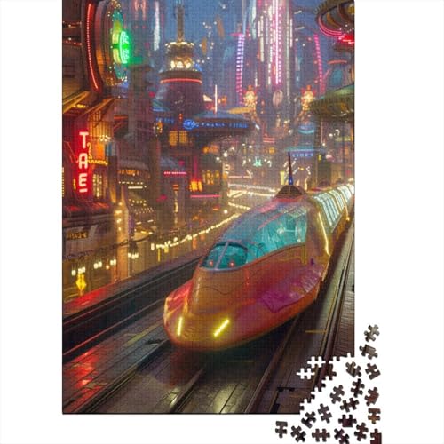 Farbenfrohes Puzzle Wissenschaftliche Fiktion Klassische Puzzles Home Dekoration Puzzle Beautiful Landschaften 300 Teile Geburtstagsgeschenk Für Erwachsene Kinder 300pcs (40x28cm) von VesFy