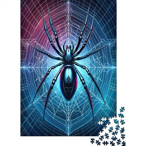 Puzzle Art Spinne Geschicklichkeitsspiel Home Dekoration Puzzle Tier Buntes Legespiel 300 Teile Geburtstagsgeschenk Für Erwachsene Für Erwachsene 300pcs (40x28cm) von VesFy