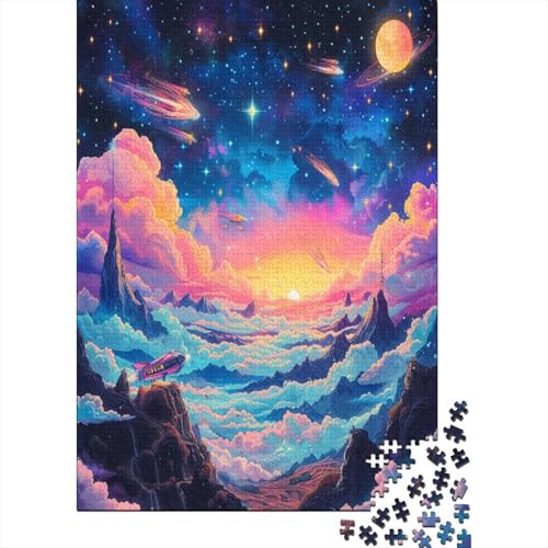 Puzzle Colorful Landschaften Puzzle Farbenfrohes Legespiel Lernspiel Herausforderung Spielzeug Beautiful Landschaften Buntes Legespiel 1000 Teile Impossible Puzzle Für Erwachsene 1000pcs (75x50cm) von VesFy