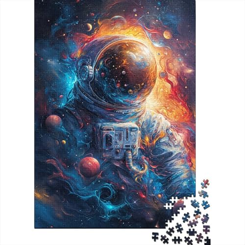 Puzzle Cooler Astronaut Puzzle Farbenfrohes Legespiel Lernspiel Herausforderung Spielzeug Raumanzüge Puzzle-Geschenk Puzzle 1000 Teile Herausforderndes Puzzle Für Erwachsene 1000pcs (75x50cm) von VesFy