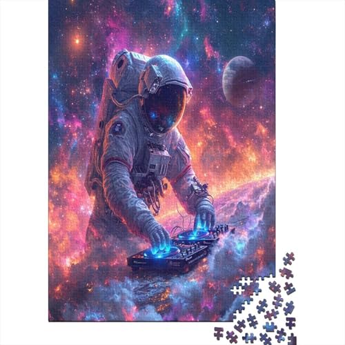 Puzzle Farbenfrohes Cooler Astronaut Geschicklichkeitsspiel Erwachsene Puzzles Raumanzüge Buntes Legespiel 500 Teile Herausforderndes Geschicklichkeitsspiel Für Erwachsene Kinder 500pcs (52x38cm) von VesFy