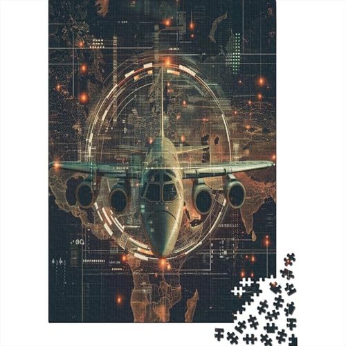 Puzzle Farbenfrohes Cooles Flugzeug Geschicklichkeitsspiel Erwachsene Puzzles Fahrzeugs 300 Teile Puzzle Erwachsenen Puzzle Für Erwachsene Und Kinder 300pcs (40x28cm) von VesFy