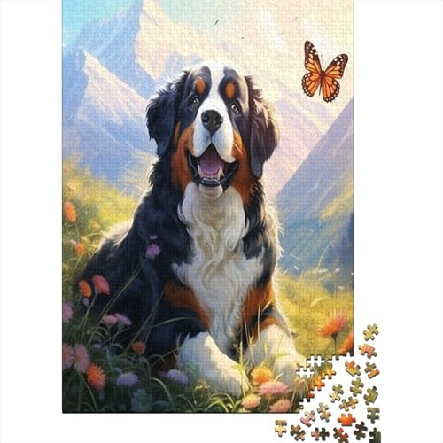 Puzzle Farbenfrohes Cute Hund Klassische Puzzles Home Dekoration Puzzle Tier 1000 Teile Puzzle Erwachsenen Puzzle Für Erwachsene Kinder 1000pcs (75x50cm) von VesFy