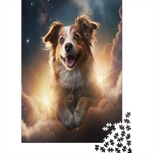 Puzzle Farbenfrohes Hund Geschicklichkeitsspiel Erwachsene Puzzles Tier Buntes Legespiel 300 Teile Herausforderndes Geschicklichkeitsspiel Für Erwachsene Kinder 300pcs (40x28cm) von VesFy