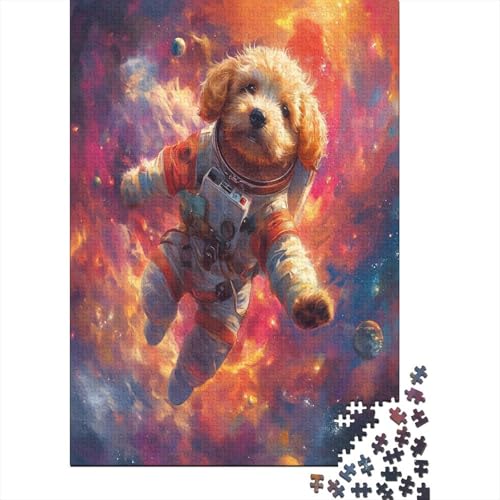 Puzzle Farbenfrohes Hund Geschicklichkeitsspiel Erwachsene Puzzles Tier Puzzle 1000 Teile Erwachsenen Puzzle Für Die Ganze Familie 300pcs (40x28cm) von VesFy