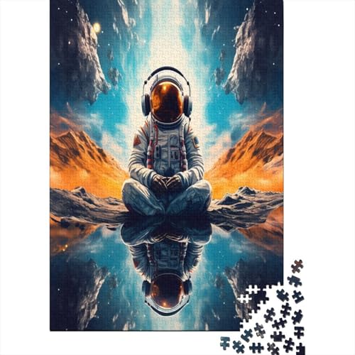 Puzzle Farbenfrohes Künstlerischer Astronaut Puzzle Farbenfrohes Legespiel Home Dekoration Puzzle Raumanzüge Buntes Legespiel 1000 Teile Puzzle Impossible Puzzle Für Die Ganze Familie 1000pcs 75x50cm von VesFy