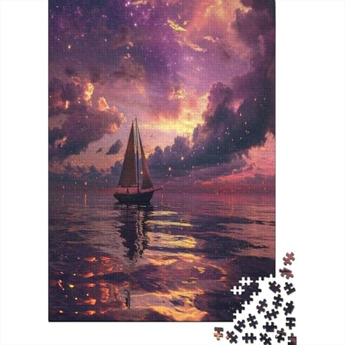 Puzzle Farbenfrohes Landschaft Geschicklichkeitsspiel Erwachsene Puzzles 1000 Teile Puzzle Erwachsenen Puzzle Für Erwachsene Und Kinder 300pcs (40x28cm) von VesFy