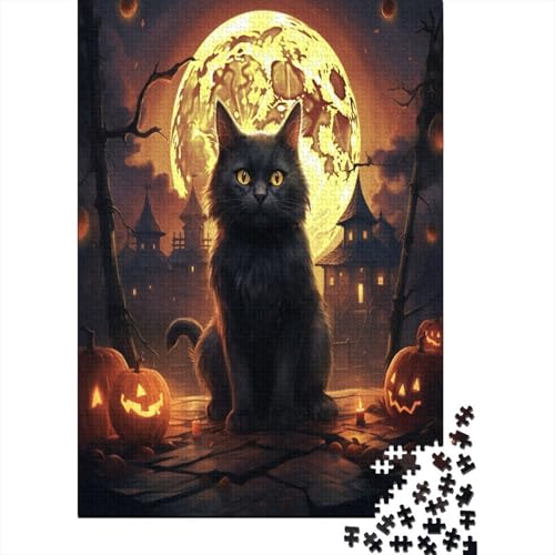 Puzzle Farbenfrohes Niedliche Katze Puzzle Farbenfrohes Legespiel Home Dekoration Puzzle Tier Buntes Legespiel 300 Teile Puzzle Impossible Puzzle Für Die Ganze Familie 300pcs (40x28cm) von VesFy