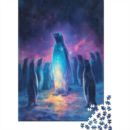 Puzzle Farbenfrohes Pinguin Geschicklichkeitsspiel Erwachsene Puzzles Tiers 1000 Teile Puzzle Erwachsenen Puzzle Für Erwachsene Und Kinder 1000pcs (75x50cm) von VesFy